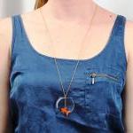 Goldfish Necklace,Plexiglas..