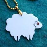 Lamb Necklace,Plexiglass Je..